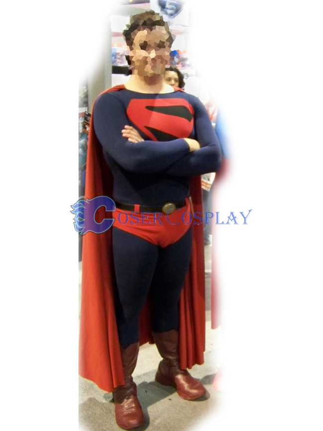 Black Superman Halloween Costume Superhero Capes